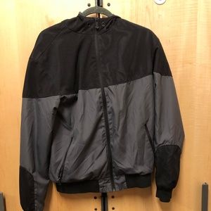 Champs Sports Gear Black and Dark Gray Windbreaker